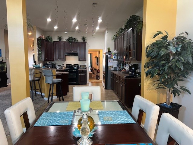 kitchen/dining area
